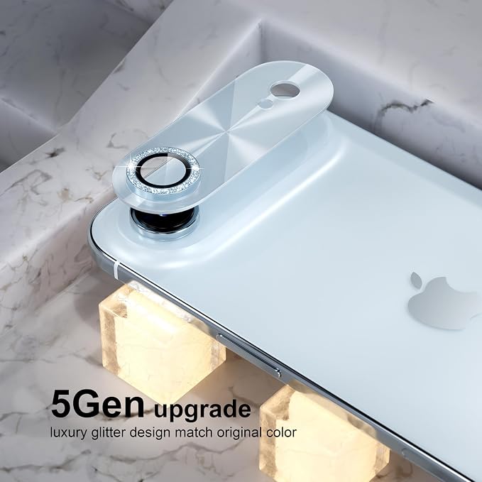 Choiche Compatible for iPhone 17 Air Camera Lens Protector, Bling Camera Cover - Image 7
