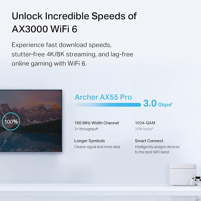 TP-Link AX3000 Pro WiFi 6 Router - Image 4