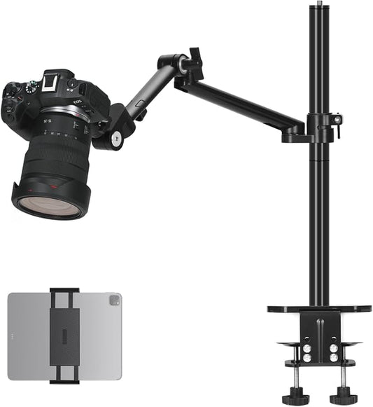 TARION Camera Arm Desk Mount: Heavy Duty DSLR Desktop Mount Camera Stand by TARION