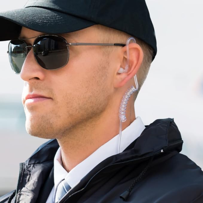 Radio Earpiece for Motorola APX Series, EP1334QR-PTT Quick Release Hawk Lapel - Image 7