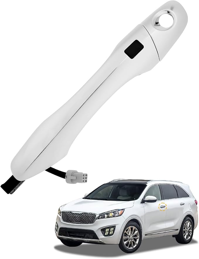 Front Left Handle w/Smart Keyless Entry System, Compatible by Gledewen