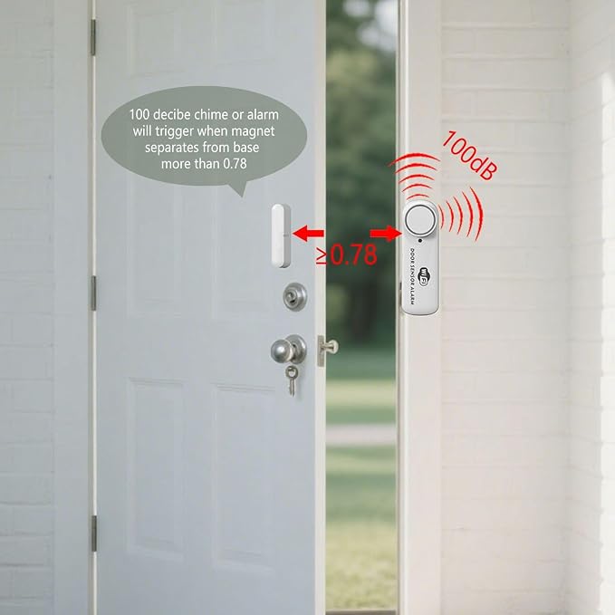 Smart WiFi Door & Window Alarm Sensor Chime - Image 3