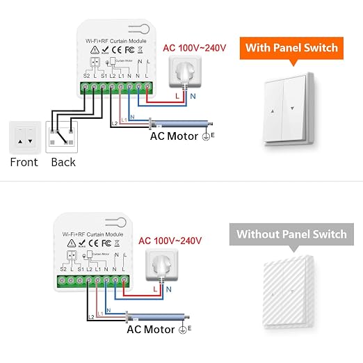 DieseRC 5pcs Wireless Smart Roller Shutter Controller - Image 6