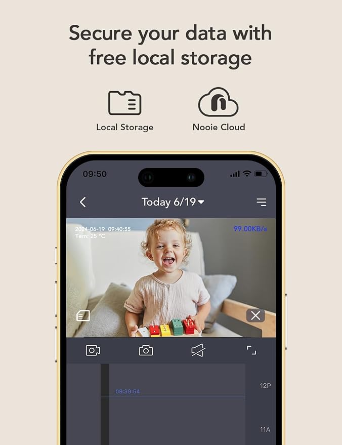 nooie 2K Smart WiFi Baby Monitor - Image 9