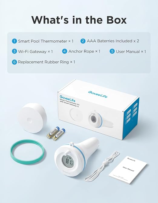 GoveeLife Smart Wireless Pool Thermometer P2, - Image 9