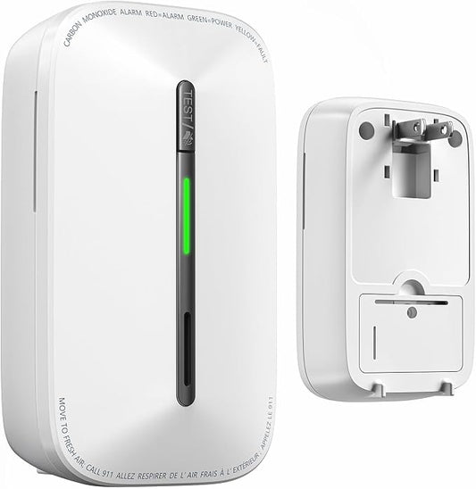 SITERWELL Plug in Carbon Monoxide Detector 10 Year Battery, CO Alarm Detectors by SITERWELL