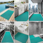 Anti Slip Drainage Mat Cutable Pool Flooring Bathroom Mats 4FTX9FT PVC Mesh - Image 5