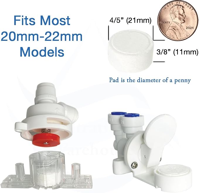 20mm 50-Pack Leak Stop Valve Replacement Pads, US Company! Support American - Image 3