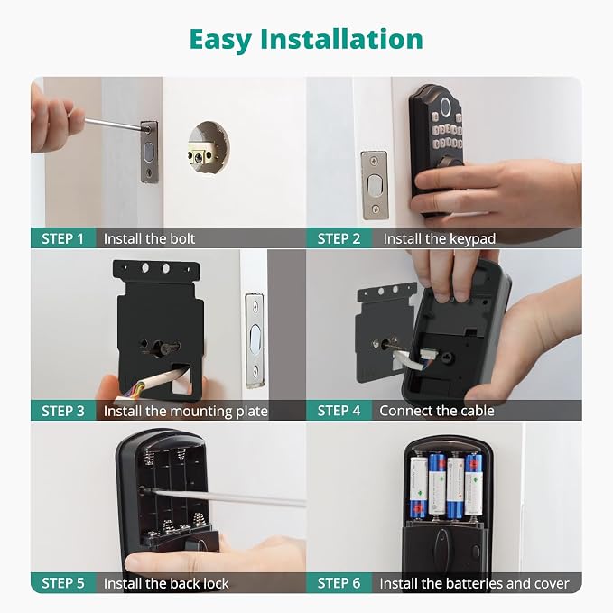 AkaGear Keyless Entry Door Lock - Image 9