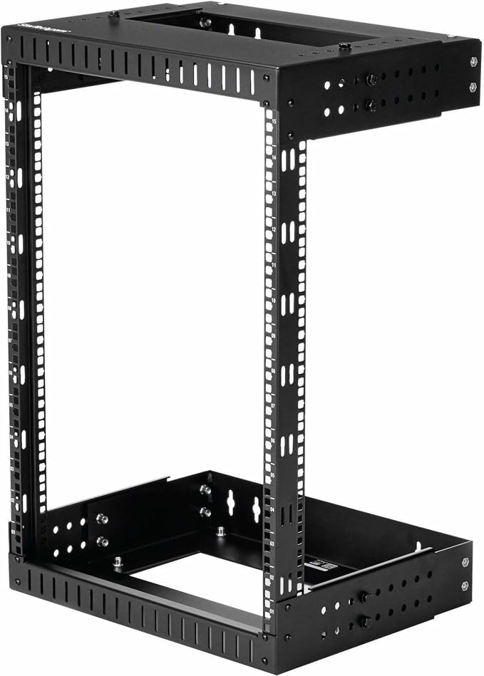StarTech.com 2-Post 15U Heavy-Duty Wall Mount Network Rack, Wall Mount Data Rack by StarTech