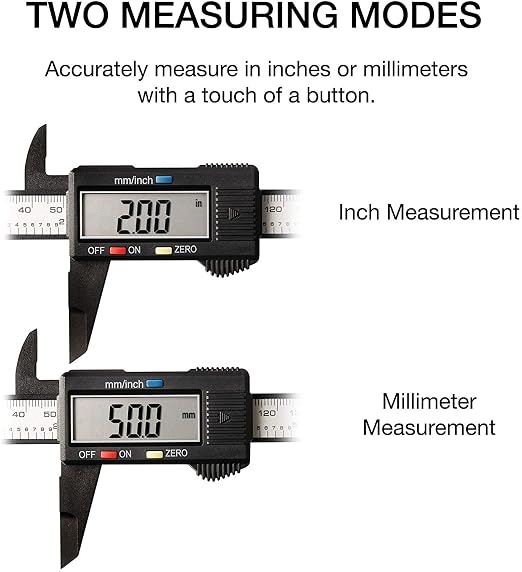 NEIKO 01417A 6” Digital Caliper | Electronic Measuring Tool | Range of 0-6”or - Image 2