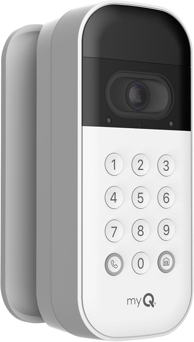 MyQ VKP1-MYQ-SMW Smart Garage Video Keypad Swivel Mount, 5.6 Ounces - Image 2