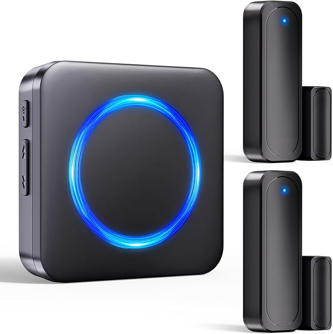 Door Chime, Satisure Wireless Door Sensor Chime When Door Opens, Door Alarms by Satisure