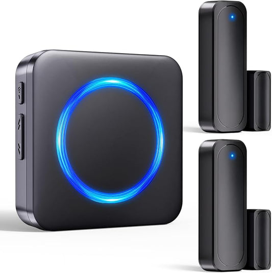 Door Chime, Satisure Wireless Door Sensor Chime When Door Opens, Door Alarms by Satisure