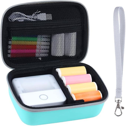 Carrying Case for Print Pods Mini Printer, Portable Mini Thermal Sticker Maker by Cudinham