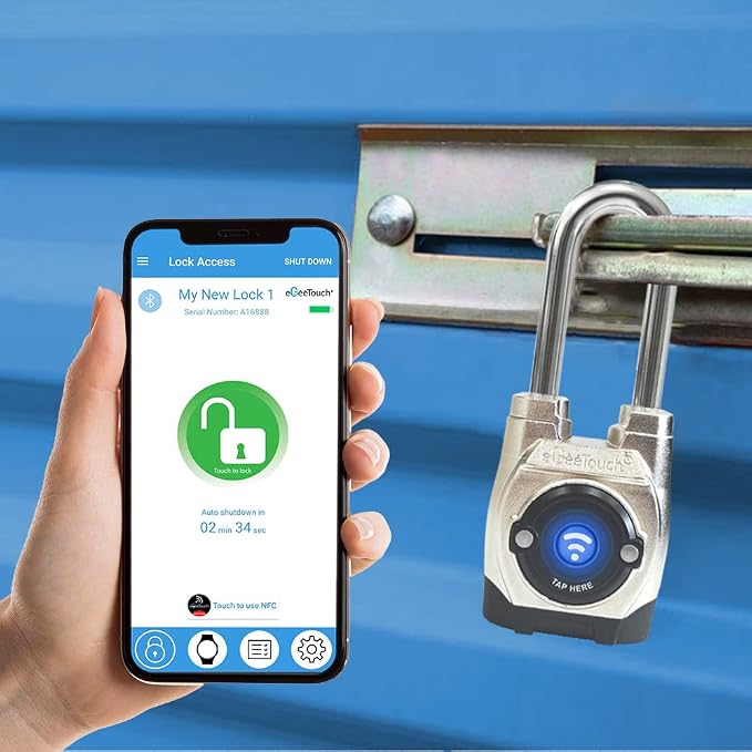 5th GEN Outdoor Smart Padlock – Keyless Bluetooth & NFC Lock, Weatherproof - Image 5