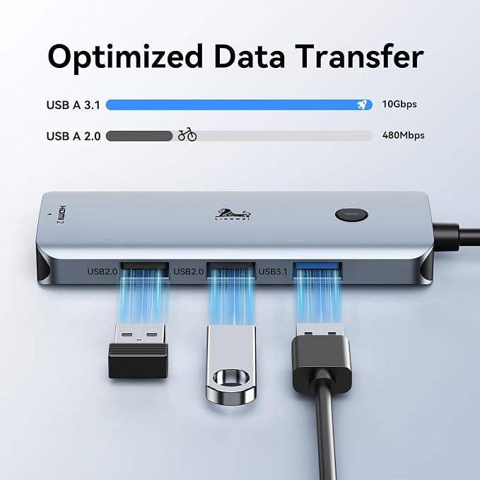 USB C Docking Station Dual Monitor, LIONWEI Laptop USBC Dock Multiport Adapter - Image 7