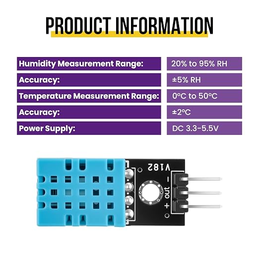4Pcs DHT11 Digital Temperature Humidity Sensor Module - Image 5