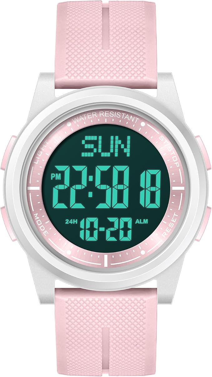 Beeasy Digital Watch for Men Women, 50M Waterproof, Ultra-Thin & Lightweight - Image 2