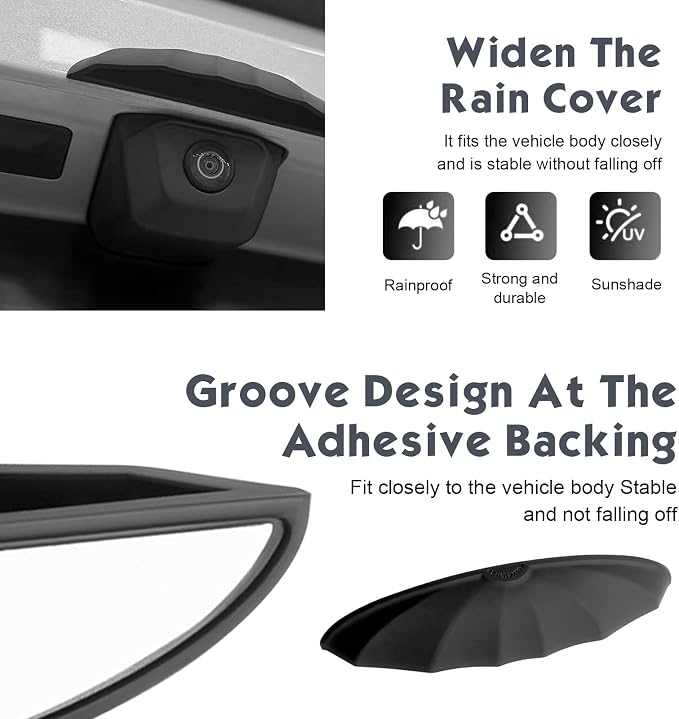 Car Rear View Camera Cover, Heat-Resistant Wider Backup Camera Cover, Anti-rain - Image 7