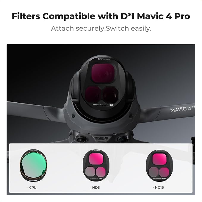 K&F CONCEPT Upgrade ND & CPL Filter Set Compatible - Image 2