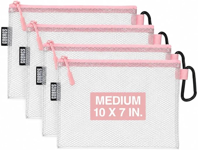 GOBAGS Air Production Medium Clear Zipper Pouch – Cable Organizer & Travel Gear by Unknown