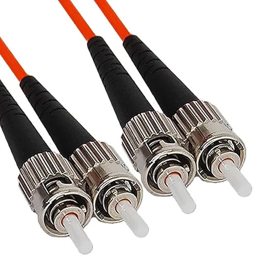 ICC ST to ST Duplex Multimode 62.5/125 Fiber Patch Cable, OFNR Riser, 2.0mm Zip by ICC