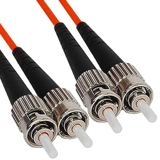 ICC ST to ST Duplex Multimode 62.5/125 Fiber Patch Cable, OFNR Riser, 2.0mm Zip by ICC