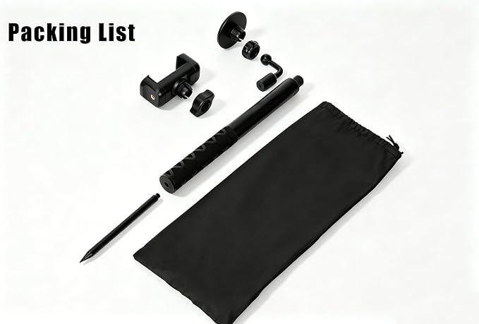 Golf Monopod Phone Stand with Ground Spike, Magnetic Phone Holder - Image 8