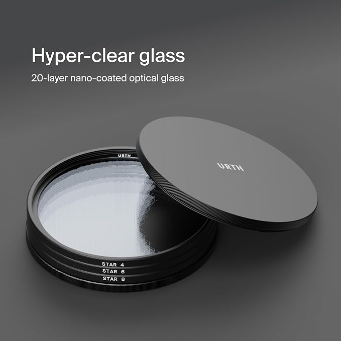 Urth 58mm 3-in-1 Star Lens Filter Kit — 4, 8 Point Starburst Effects - Image 3
