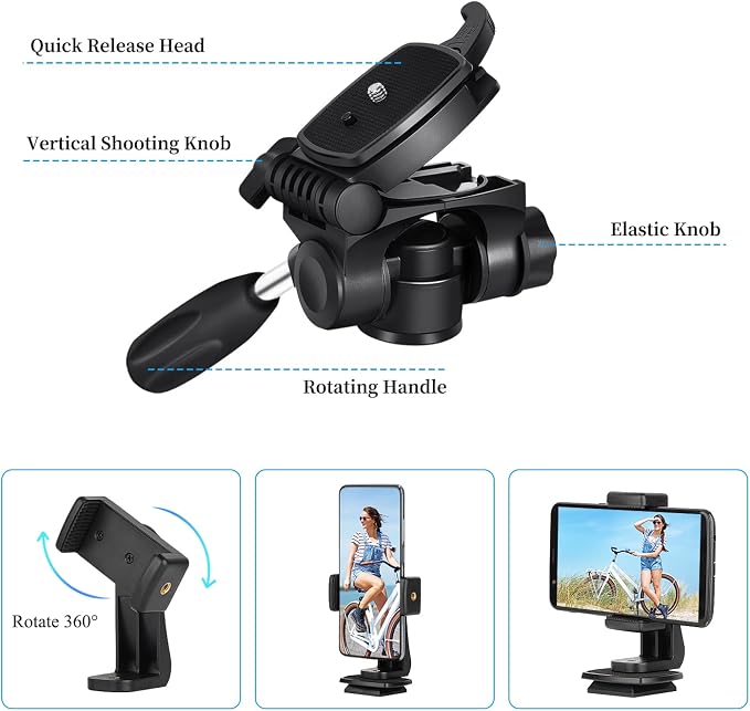 JOILCAN Tripod Camera Tripods, Heavy Duty Tall Camera Tripod Stand, - Image 6
