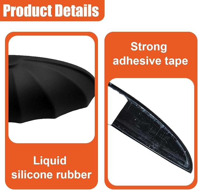 YoRise Car Rear View Camera Protection, Silicone Anti-Rain Waterproof Reversing - Image 3