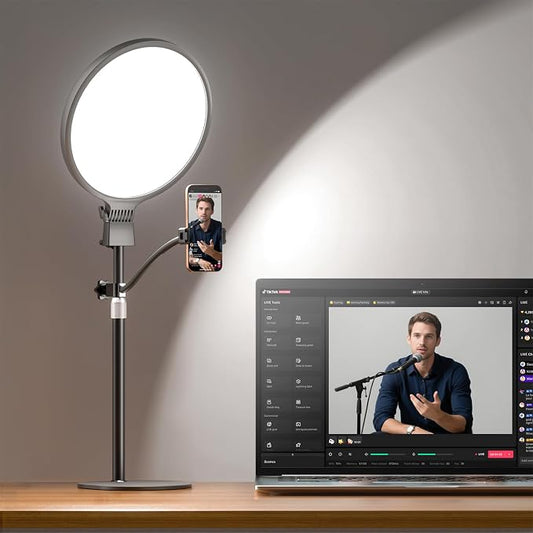 1300 Lumens Ring Light with Stand by Evershop