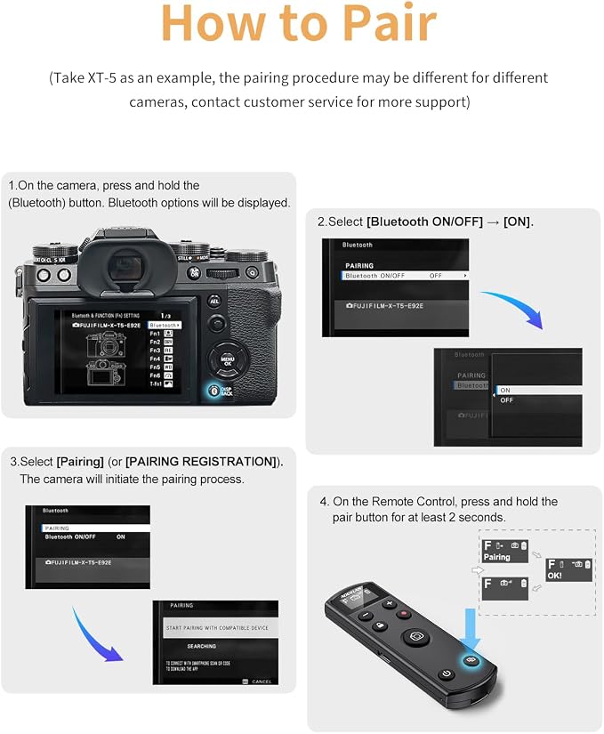for Fujifilm Tripod with Rechargeable Remote Control - Image 8
