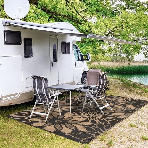 GENIMO Outdoor Rug, Waterproof Plastic Rugs - Image 4