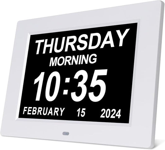SSINI Dementia Clock Large Digital Calendar by SSINI