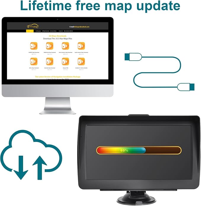 7-Inch HD Touchscreen GPS Navigator - Image 5
