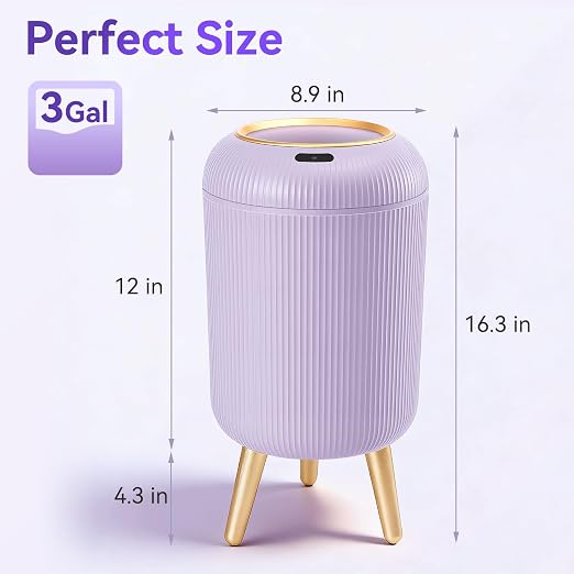 Motion Sensor Bathroom Trash Can - Image 2