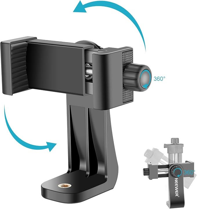 NEEWER Smartphone Holder Phone Tripod Mount Compatible - Image 6