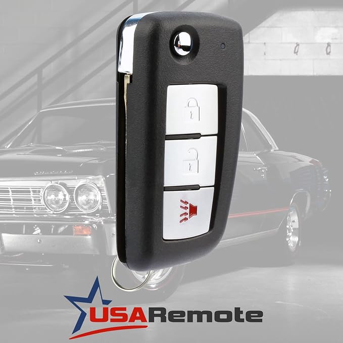 Car Key Fob Keyless Entry Flip Remote fits Nissan & Infiniti - Image 2
