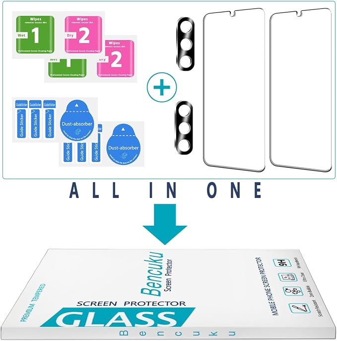 2 Pack Screen Protector for Samsung Galaxy S23 Plus Tempered Glass - Image 7