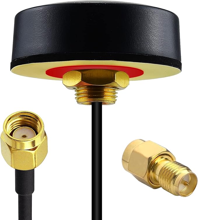WiFi Puck Antenna Dual Band 2.4G 5.8 GHz, 5dBi Omni-Directional Mini Screw by YOTENKO