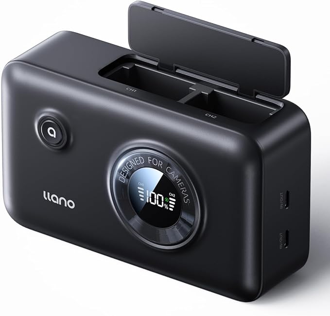 llano 2-in-1 NP-FZ100 Fast Camera Dual Battery Charger by TheHorizonofPossibility