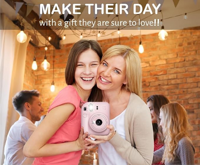 Fujifilm Instax Mini 12 Instant Film Camera Blossom Pink, Fujifilm Instax Mini - Image 7
