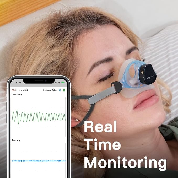 EMAY Sleep Breathing Monitor for Airflow Tracking | Record Breathing - Image 3
