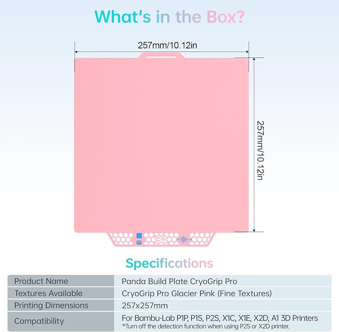 BIQU CryoGrip Pro Glacier Pink Compatible - Image 8