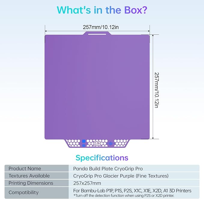 BIQU CryoGrip Pro Glacier Purple Compatible - Image 8