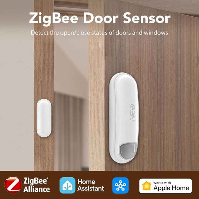 Zigbee Contact Sensor for Door and Window, Zigbee Door Sensor Compatible - Image 3