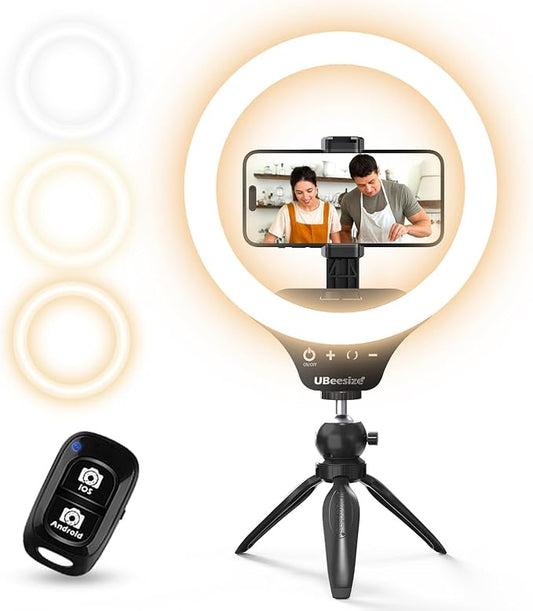 UBeesize 12" Desk Ring Light by UBeesize