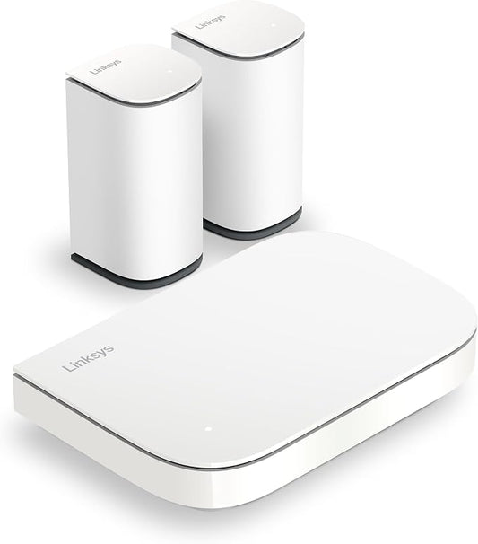 Linksys Multi-gig Micro Mesh WiFi 6 System | Connect 100+ Devices | Up to 5 by Amazon+Renewed